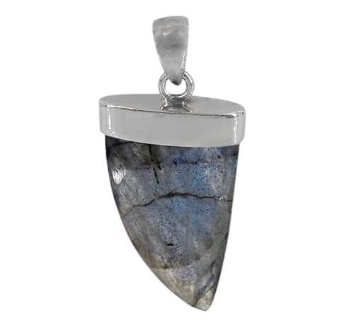 Labradorite Silver Pendant