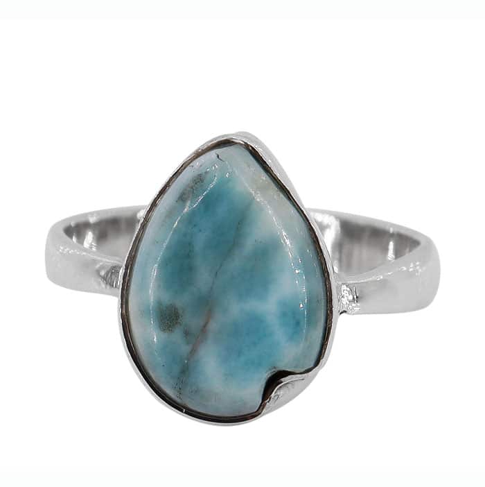 Larimar Silver Ring
