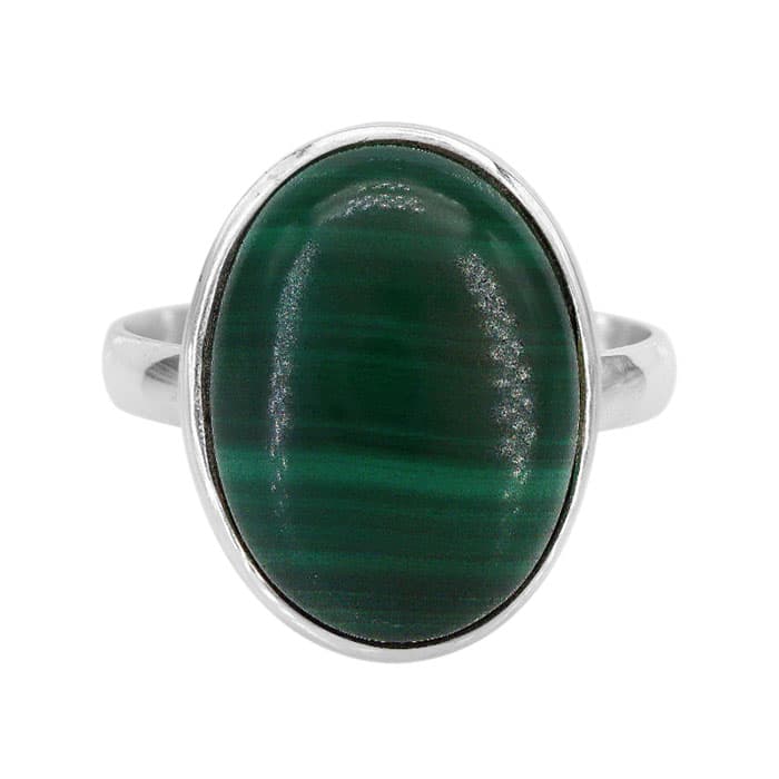 Malachite Silver Ring