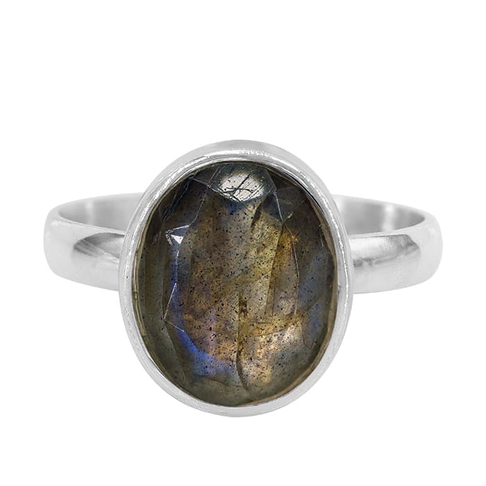 Labradorite Silver Ring