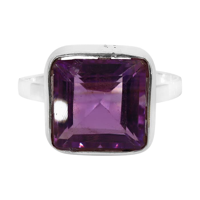 Amethyst Silver Ring
