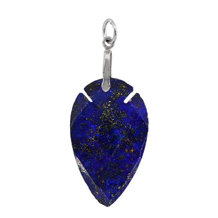 Arrow Head Lapis Lazuli Silver Pendant