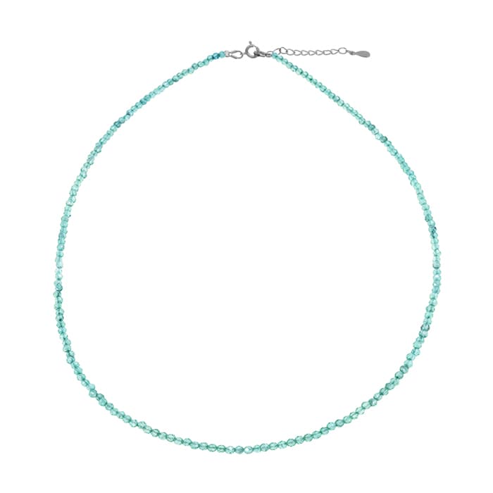Apatite Silver Necklace
