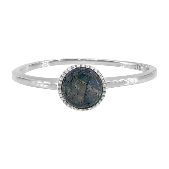 Labradorite Silver Ring