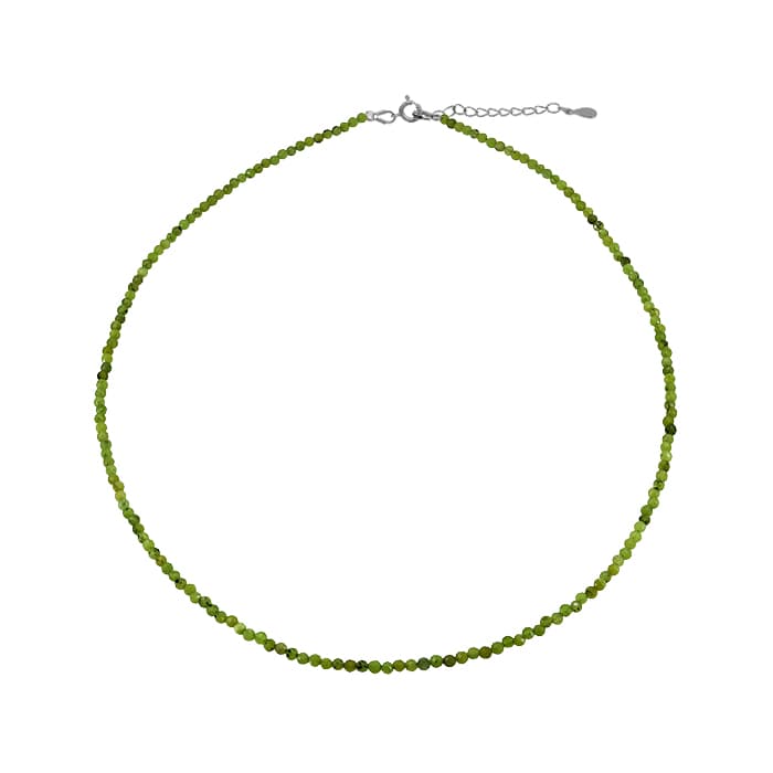 Canadian Jade Silver Necklace