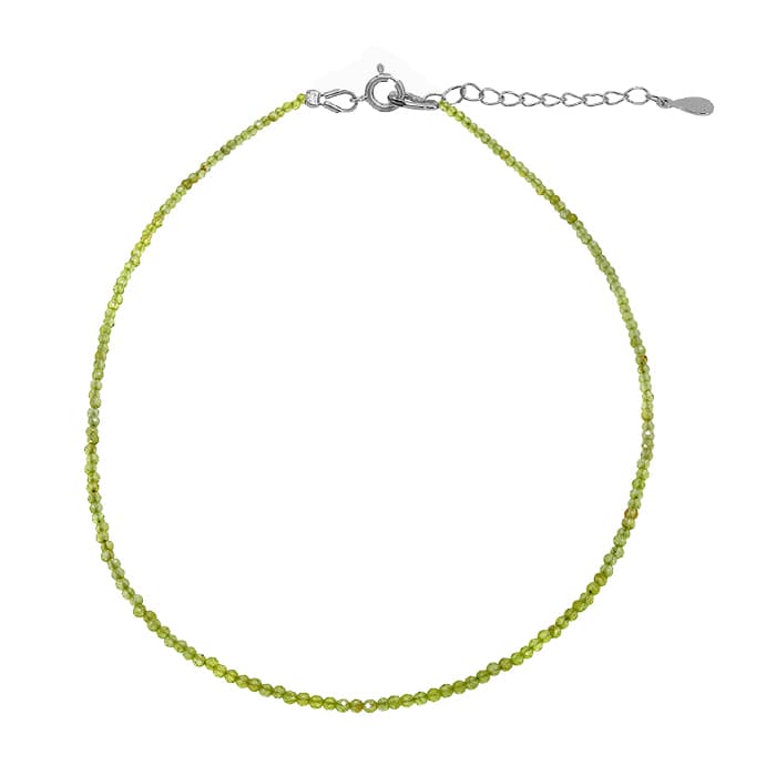Peridot Silver Necklace