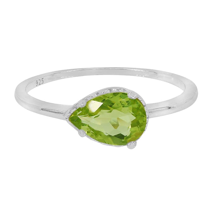 Peridot Silver Ring
