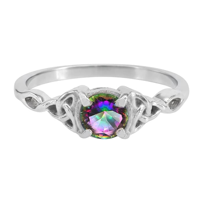 Mystic Quartz Silver Ring