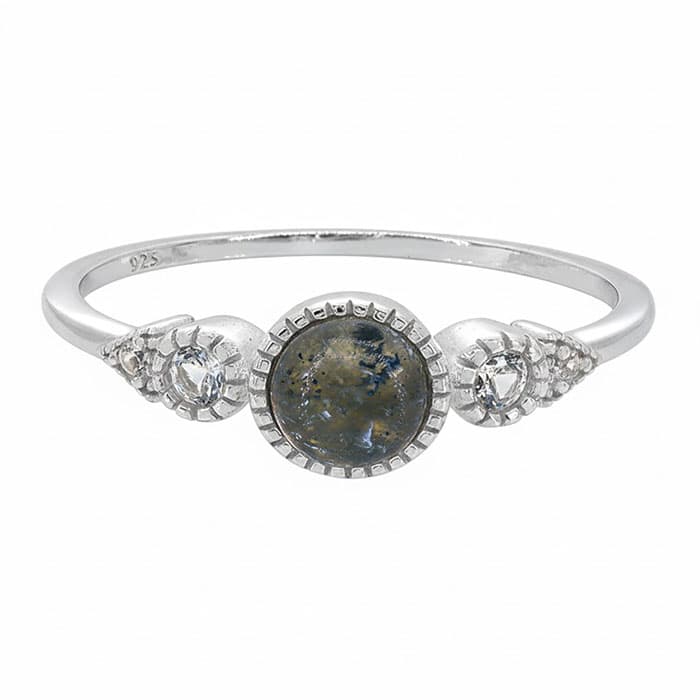 Labradorite Silver Ring