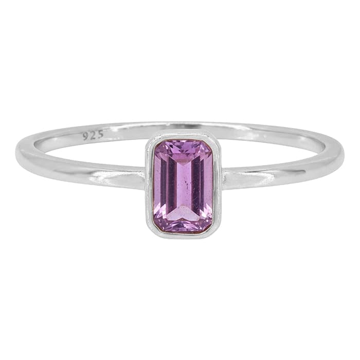 Amethyst Silver Ring