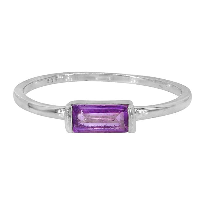 Amethyst Silver Ring