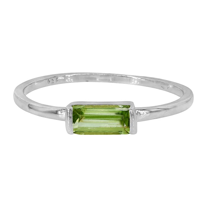 Peridot Silver Ring