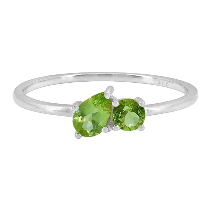 Peridot Silver Ring