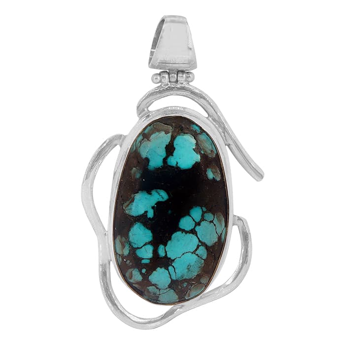 Turquoise Silver Pendant