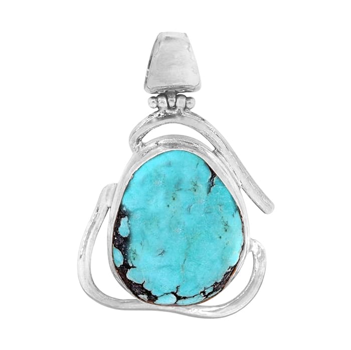 Turquoise Silver Pendant