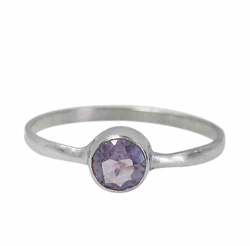 Amethyst Silver Ring