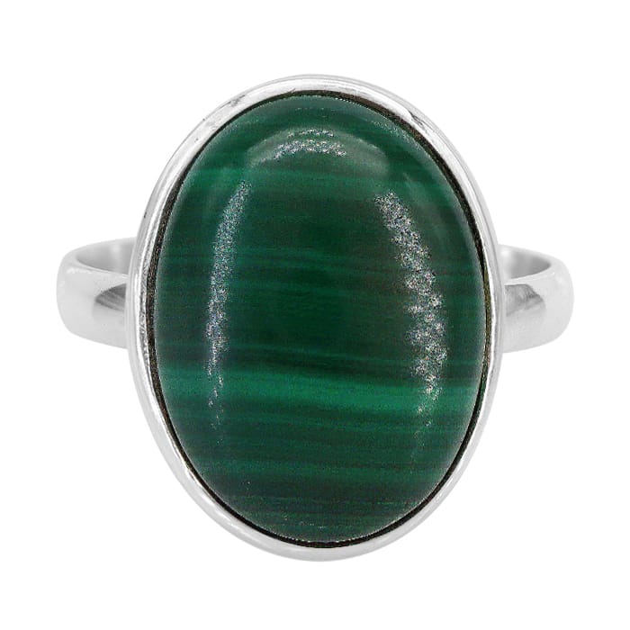 Malachite Silver Ring