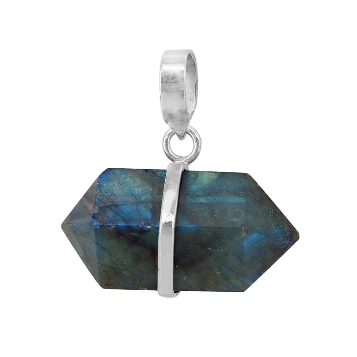 Labradorite Silver Pendant