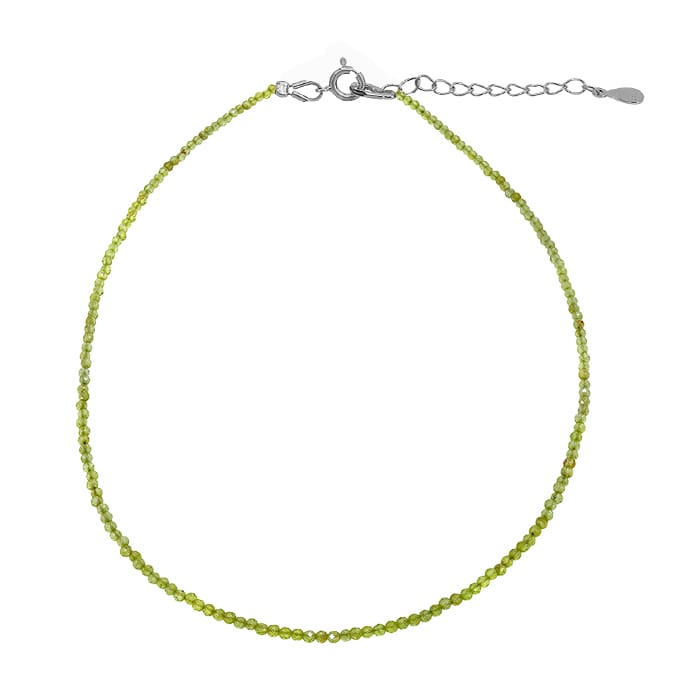 Peridot Silver Necklace