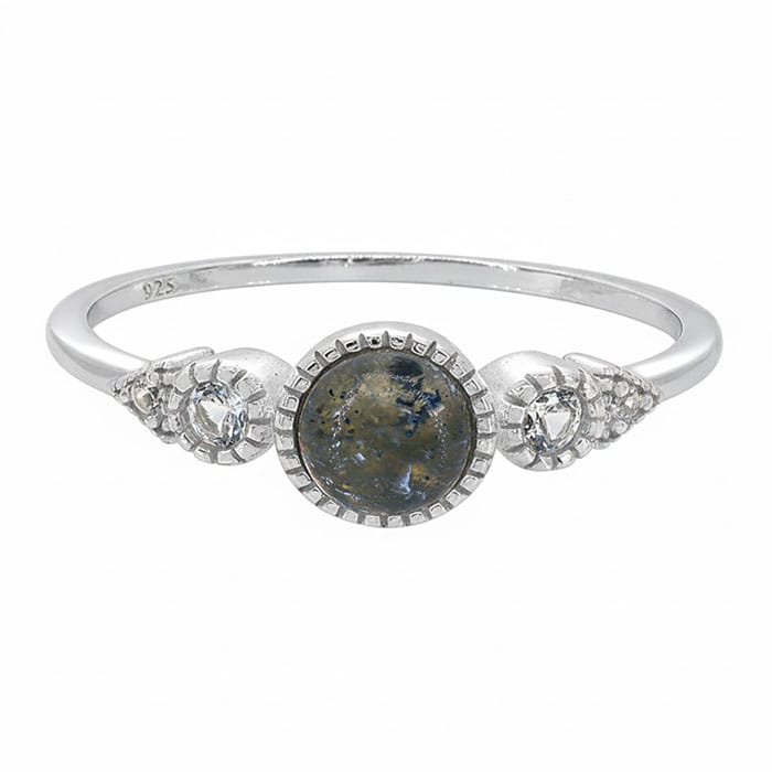 Labradorite Silver Ring