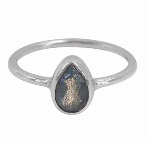 Labradorite Silver Ring