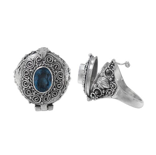 Width Peridot Silver Ring