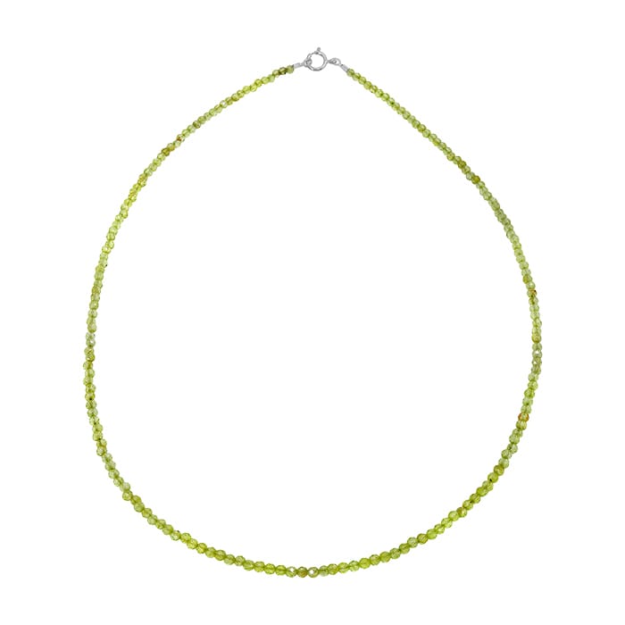 Peridot Silver Necklace