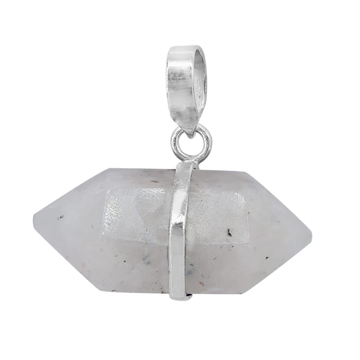 Rainbow Moonstone Silver Pendant