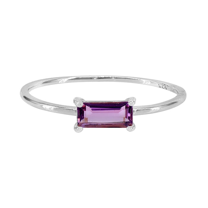 Amethyst Silver Ring
